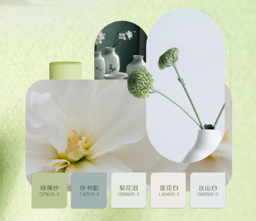 三棵树2025色彩趋势：清欢的六种生活态度